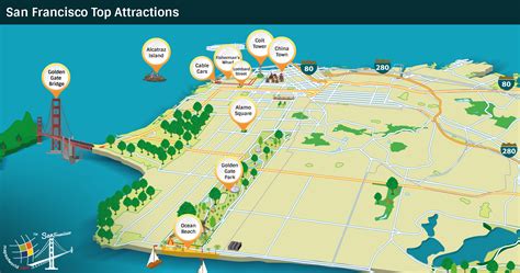 San Francisco Attractions Map