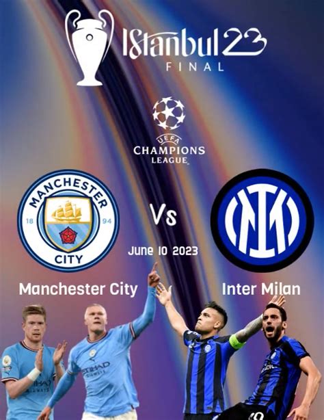 Uefa champions League final 2023 flyer templa Templat | PosterMyWall