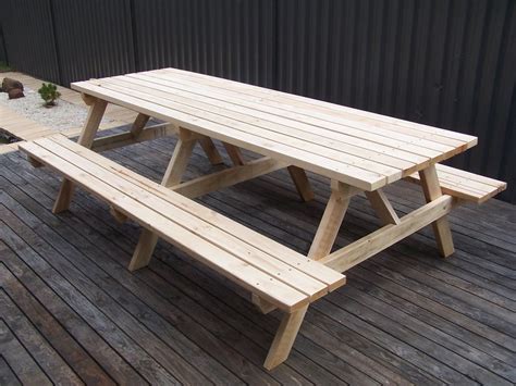 Extra Long Pine Table | Picnic table, Pine table, Table