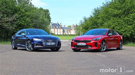 Essai comparatif - L'Audi S5 Sportback affronte la Kia Stinger GT