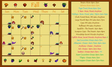 Stardew Valley Calendar - All The Most Important Events - GamesCrack.org