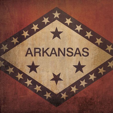 Arkansas Flag Art - City Prints