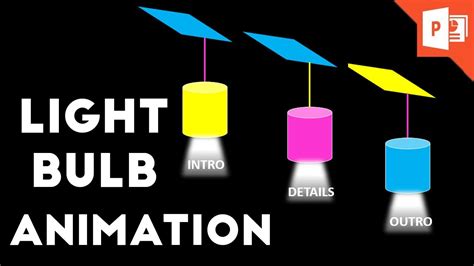 Light Bulb Animation In PowerPoint - PowerPoint Animation Tutorial ...