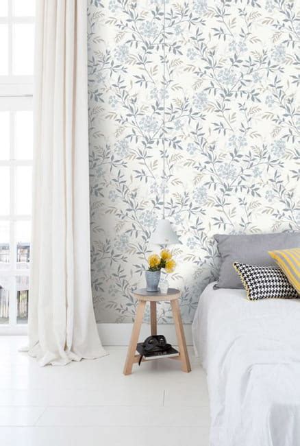 Beautiful Floral Wallpaper Designs, Gray Bedroom Colors | Perfect ...