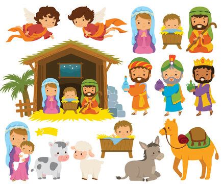 free nativity scene - Clip Art Library
