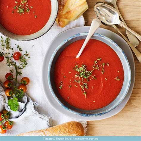 Tomato & Thyme Soup | 4 Ingredients