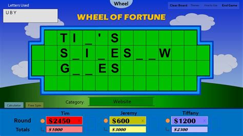 Wheel Of Fortune Letter Board Template Samples - Letter Template Collection