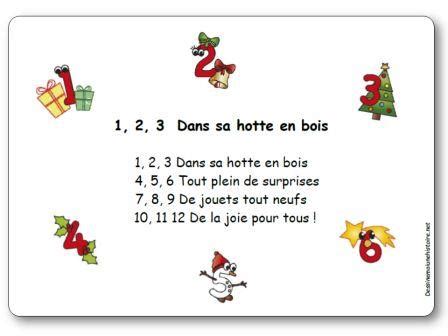 Comptines et chansons de Noël illustrées pour la maternelle à imprimer Noël, comptine noël ...