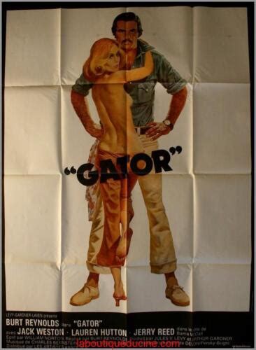 GATOR Movie Poster / Affiche Cinéma Burt Reynolds & Jack Weston | eBay