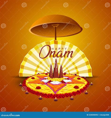 Kerala Festival Happy Onam - Thrikkakara Appan Vector Illustration | CartoonDealer.com #248266512