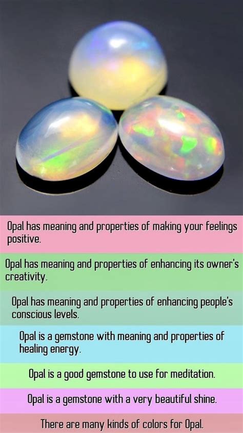 Pin by Elisa Kanjis on Crystals in 2023 | Opal meaning, Crystals and ...