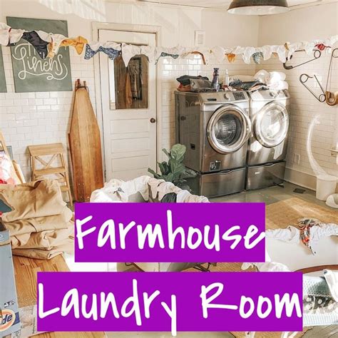 40 Farmhouse Laundry Room Ideas that Combine Function and Style | Farmhouse laundry room ...