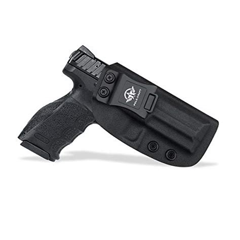 HK VP9 Holster, Kydex IWB Holster for Heckler & Koch (H&K) HK VP9 Concealed Carry - Inside ...