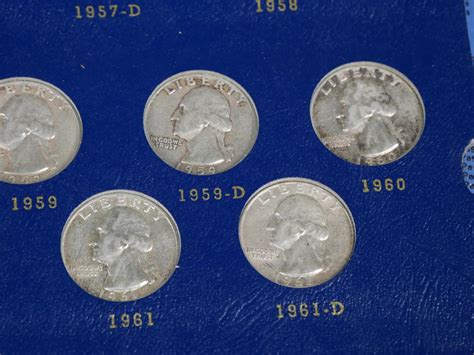 1932-1964 Complete Set Washington Silver Quarters