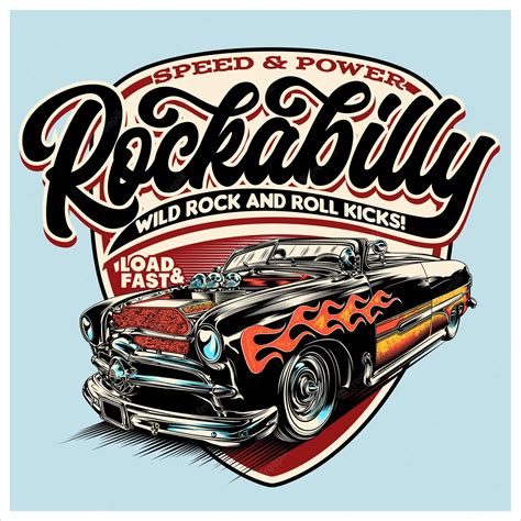 Premium Vector | ROCKABILLY