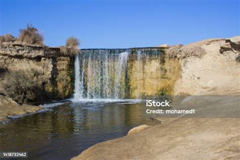 Wadi Elrayan Waterfalls Fayoum Egypt Stock Photo - Download Image Now ...