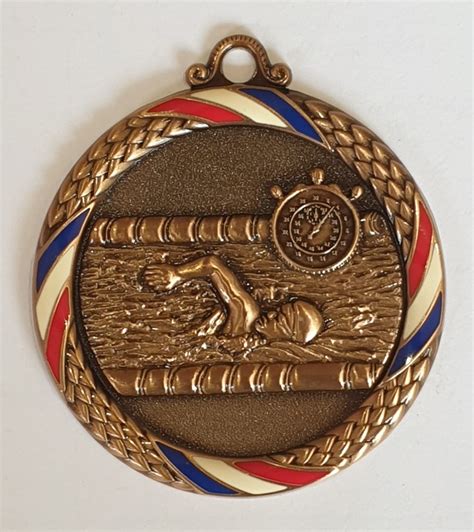 SWIMMING MEDAL – USA Series – Bronze – Mrmedals