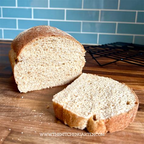 Honey Whole Wheat Bread Machine Recipe - The Kitchen Garten