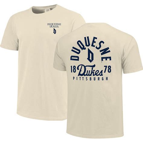 Image One Men's Duquesne Dukes Mascot Overlay T-Shirt, Medium - Ivory (1 each) Delivery or ...