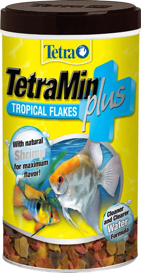 Tetra TetraMin Plus Tropical Fish Food Flakes, 2.2 oz. - Walmart.com - Walmart.com