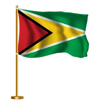 Guyana Flag With Transparent Background Vector, Guyana, Guyana Flag, Flag Of Guyana PNG and ...