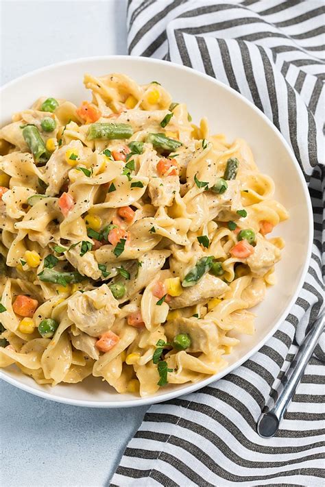 Instant Pot Cheesy Chicken, Noodles and Vegetables | The Blond Cook