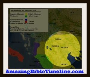 Macedonian War, Second – Amazing Bible Timeline with World History