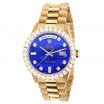 Gold Watch Rolex Day-Date 36mm Light Rose Tone Dial President Bracelet Diamond 4ct Bezel For Men ...