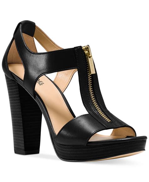 Michael Kors Women's Berkley T-Strap Platform Dress Sandals - Macy's ...