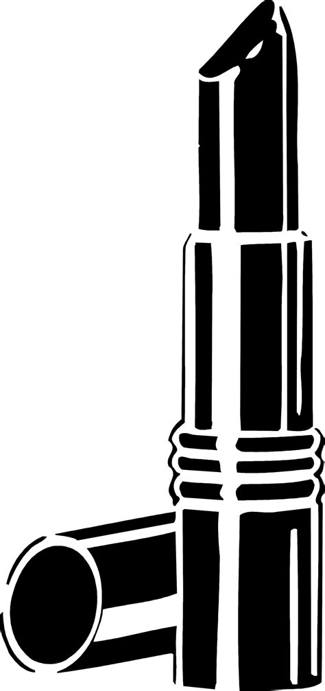 black and white lipstick clipart - Clip Art Library