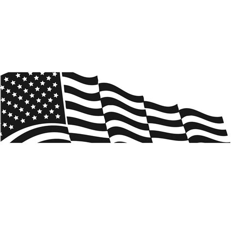 Waving American Flag – Back Window Decal | Patriot99