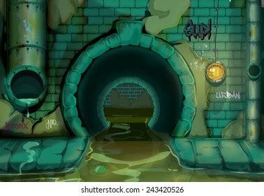 Cartoon Underground Sewer Images, Stock Photos & Vectors | Shutterstock