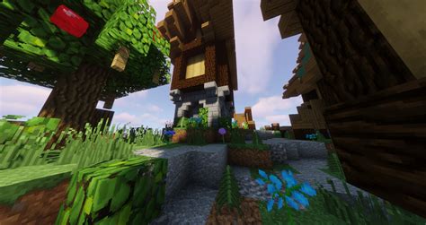 Medieval village on a mountain Minecraft Map