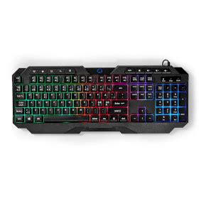 Wired Gaming Keyboard | USB Type-A | Membrane Keys | LED | QWERTY | ND ...