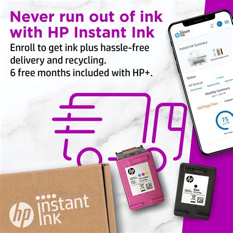 HP DeskJet 2752e All-in-One Wireless Color Inkjet Printer with 6 Months Instant Ink Included ...