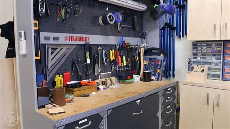 DIY Garage Workbench with Storage | FixThisBuildThat