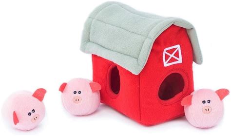 Pet Supplies : Pet Squeak Toys : ZippyPaws Slipper Nest Squeaky Hide and Seek Plush Dog Toy ...
