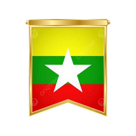 Gambar Myanmar Flag Vector Design Png, Myanmar, Bendera Myanmar, Vektor Myanmar PNG dan Vektor ...