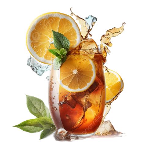 Summer Iced Lemon Tea, Summer, Lemon Tea, Drink PNG Transparent Image and Clipart for Free Download