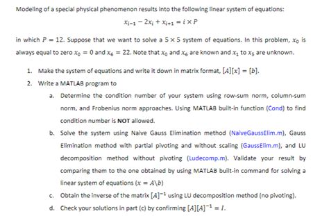 Solved Modeling of a special physical phenomenon results | Chegg.com