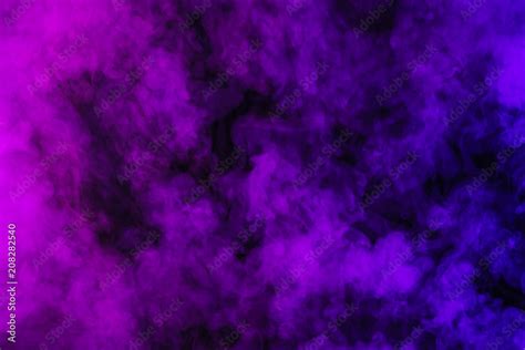 purple smoke on abstract black background Stock Photo | Adobe Stock