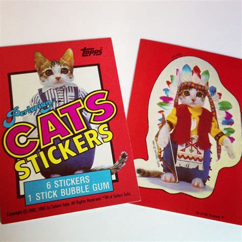 Vintage Cat Stickers! | Cat stickers, Vintage cat, Cat pics