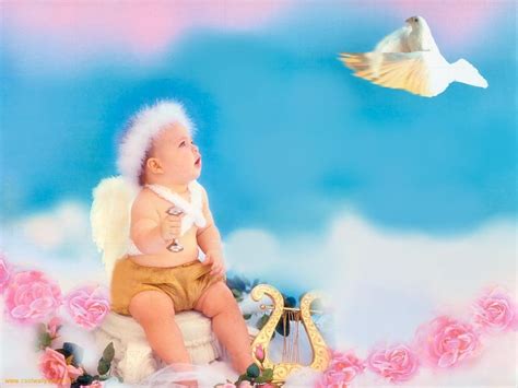 Baby Angel Wallpaper - WallpaperSafari