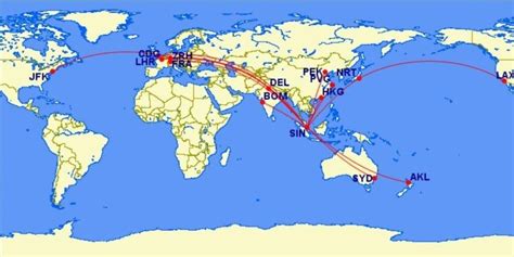 Where Does Singapore Airlines Fly? Flight Destinations