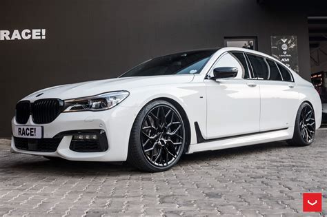 The Haute Couture White BMW 7-Series Rocking Vossen Wheels — CARiD.com ...