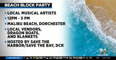 Boston holding Beach Block Party at Malibu Beach on Saturday - CBS Boston