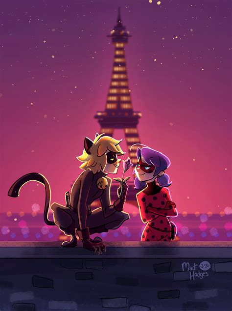 Chat Noir and Ladybug - Miraculous Ladybug Fan Art (39343193) - Fanpop