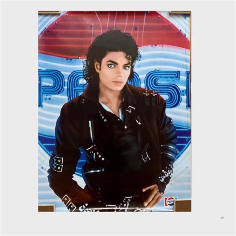 BAD Pepsi Promo Poster – Michael Jackson Market