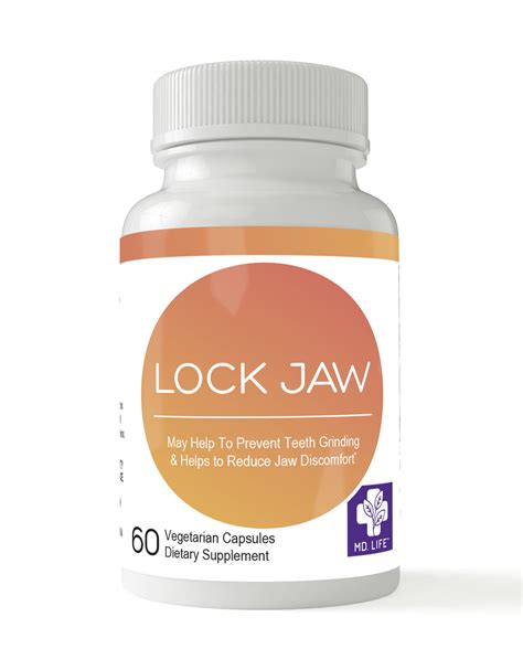 MD.Life Lock Jaw, 60 Caps an Ongoing TMJ Pain Relief Treatment to Help ...