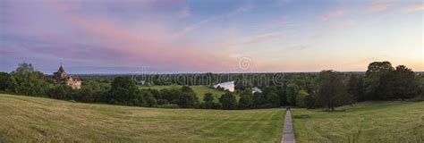 View from Richmond Hill in London Stock Photo - Image of sundown ...